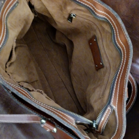 Patricia Nash Poppy Smooth Leather Shoulder Bag - Picture 5 of 15